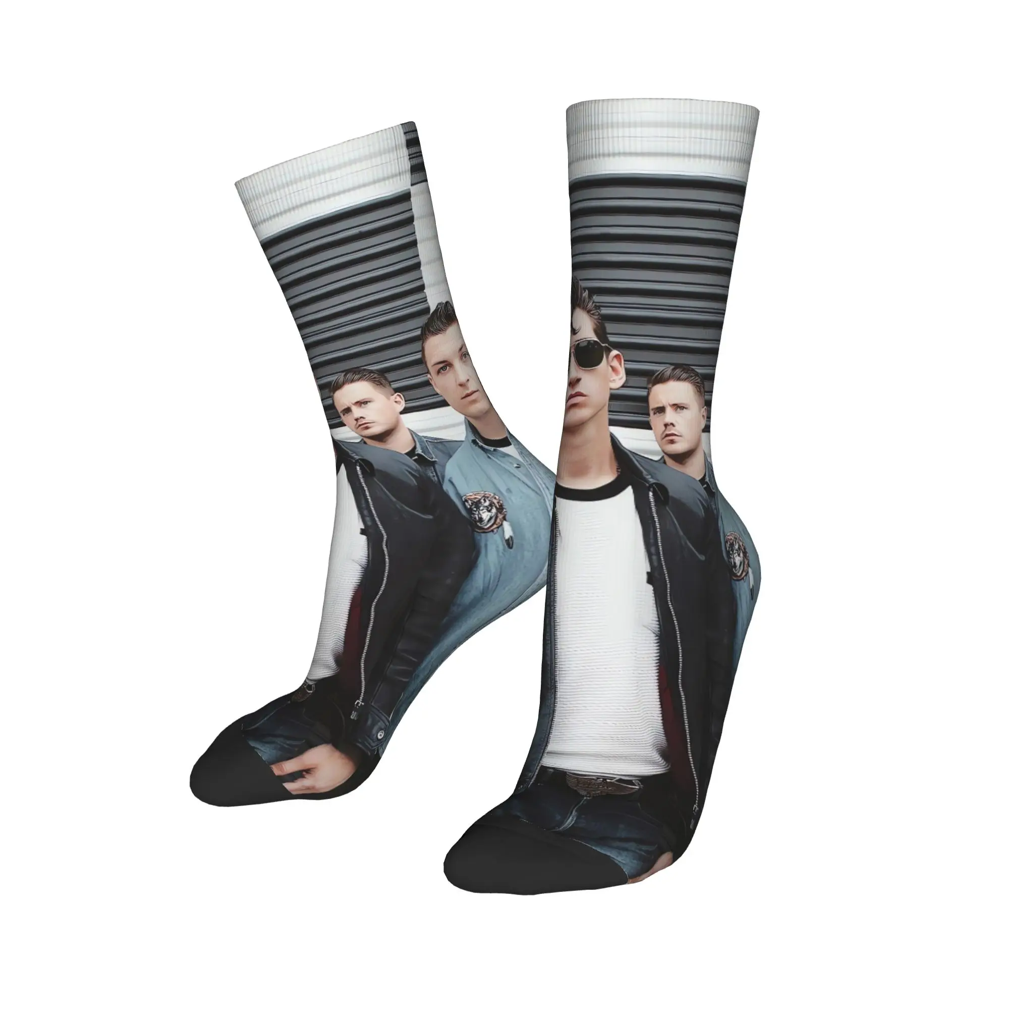 Rock Band Arctic Monkeys Socks Spring  Stockings Casual Men Medium Soft Socks Printed Running Non-Slip Socks view 3