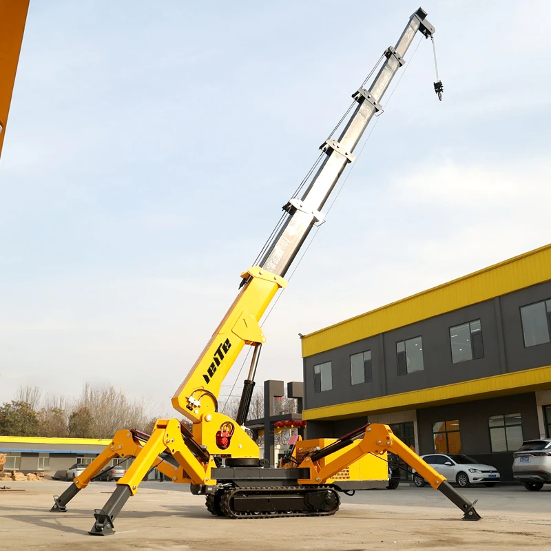 

Multi-Functional Foldable Spider Crane Narrow Working 8 Ton Folding Hydraulic Engine Hoist Spider Crane Construction All-Terrain