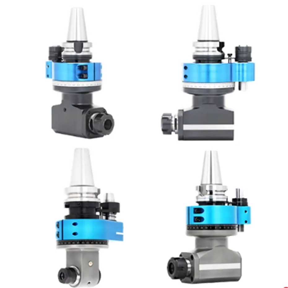 Side milling head machining center side milling head BT50/40/30-ER32/25/16 high-speed right angle head CNC corner head