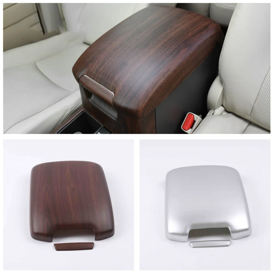 

For Toyota Land Cruiser Prado F150 2018 2019 2020 inner decoration car armrest box cover accessories storage trim parts interior