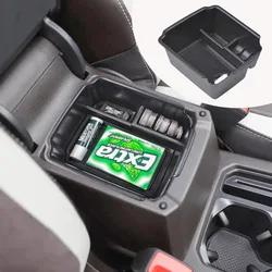 Center Console Organizer Tray Compatible with tiguan 2018-2024 and Taos 2022 2023 2024 Accessories, Insert Coin Holder ABS Conso