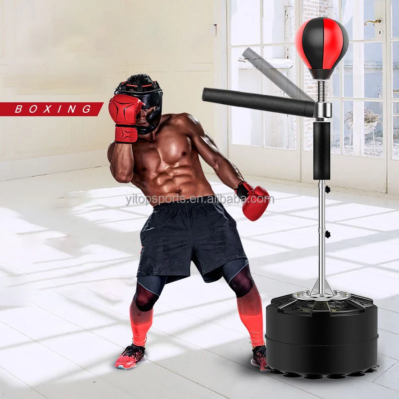 New Standing Boxing Training Equipment Sand Water Filled Punching Bag Stand Speed Boxing Bag