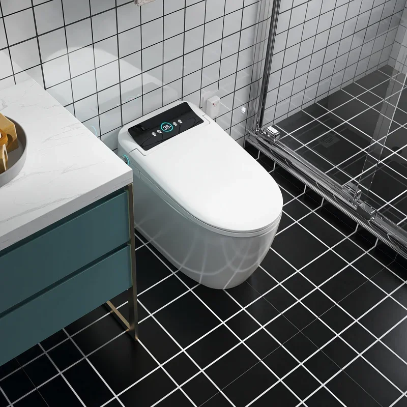 Popular Smart Toilet with Heating and Cleaning Function in Europe  Wc Toilet