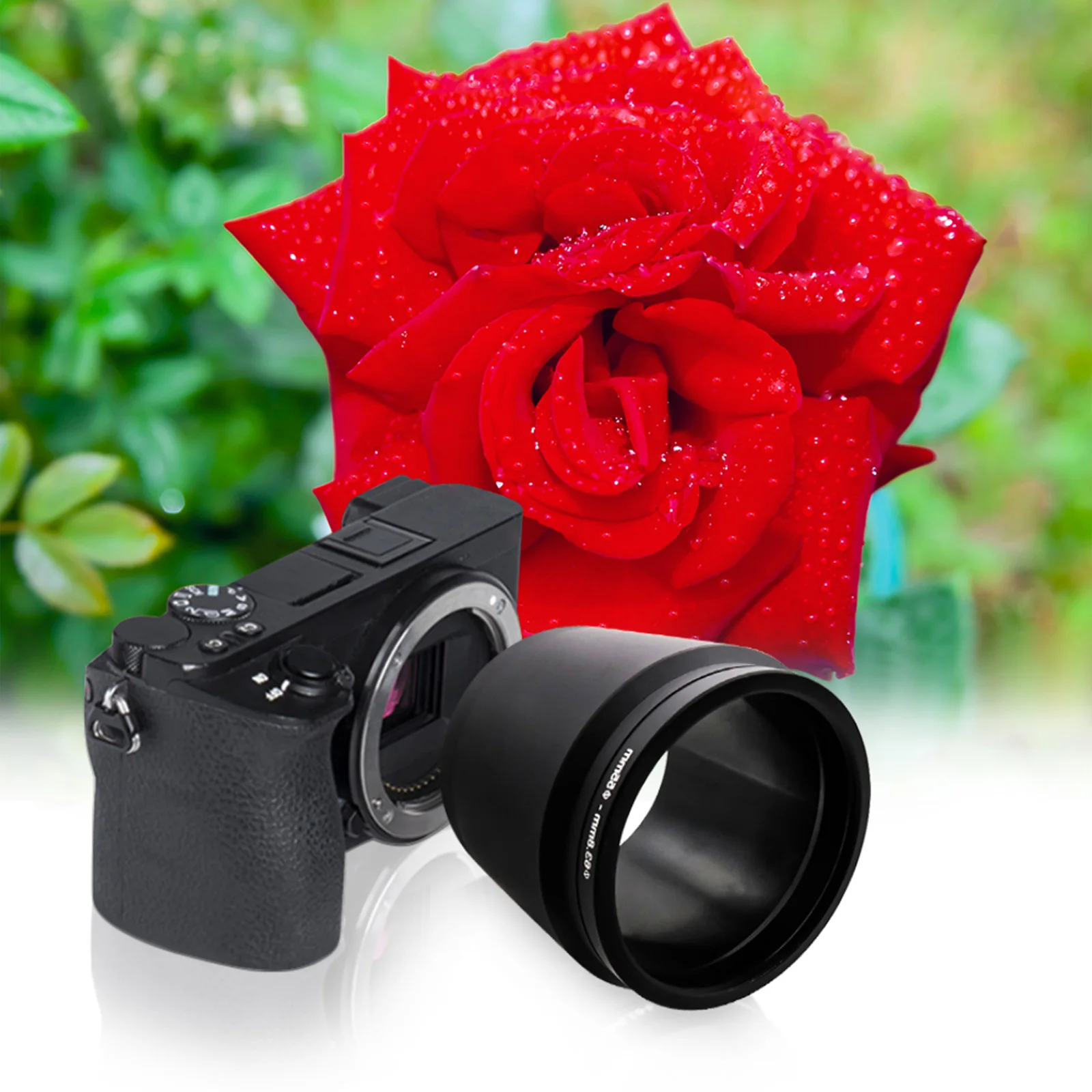 LinGo 55mm Metal Lens Adapter DMW-LA7 For Panasonic DMC-FZ200 Lens Adapter Filter Adapter Ring Tube