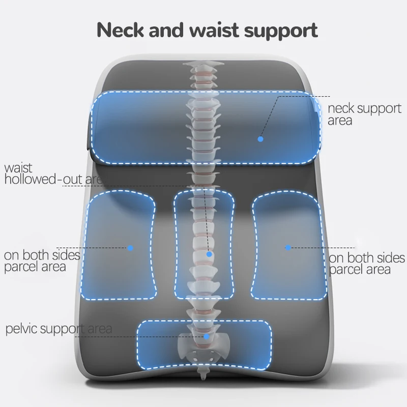 Wedge Pillow for Sleeping Orthopedic Bed Wedge Pillow Set Leg and Knee Pain Relief Adjustable Sitting Pillow for Sleeping Black