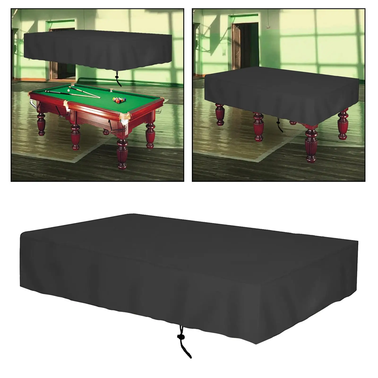 Billiard Pool Table Cover Patio Furniture Cover Oxford Cloth Portable Protective Table Tennis Table Cover for Sofas Indoor