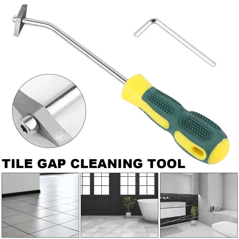 Professional Ceramic Tile Grout Remover Tungsten Steel Tiles Gap Cleaner Drill Bit for Floor Wall Seam Cement Cleaning Hand Tool