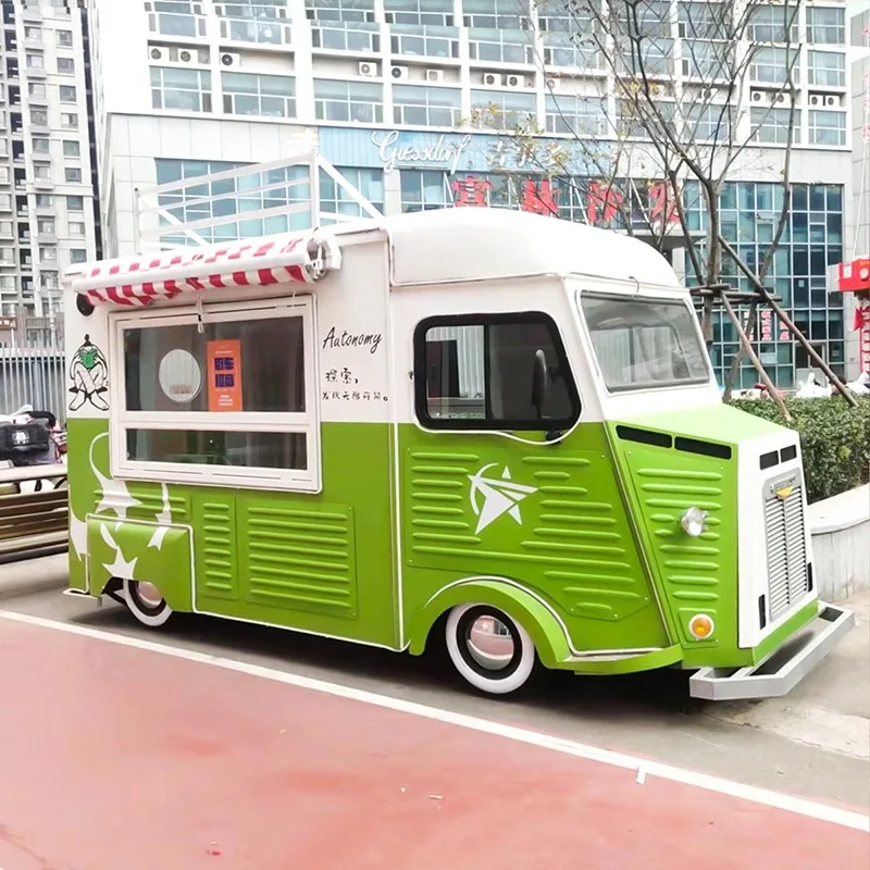 Trailer makanan penuh dilengkapi dengan murah Mobile makanan truk Taco keranjang kopi BBQ dokumen Trailer makanan katering Hot Dog Cart