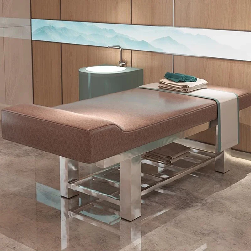 

-For Masajeador Professional Folding Bed Beauty Spa Luxury Clinic Massage Bed Folding Lashista Lettino Per Massaggi Salon Furnit