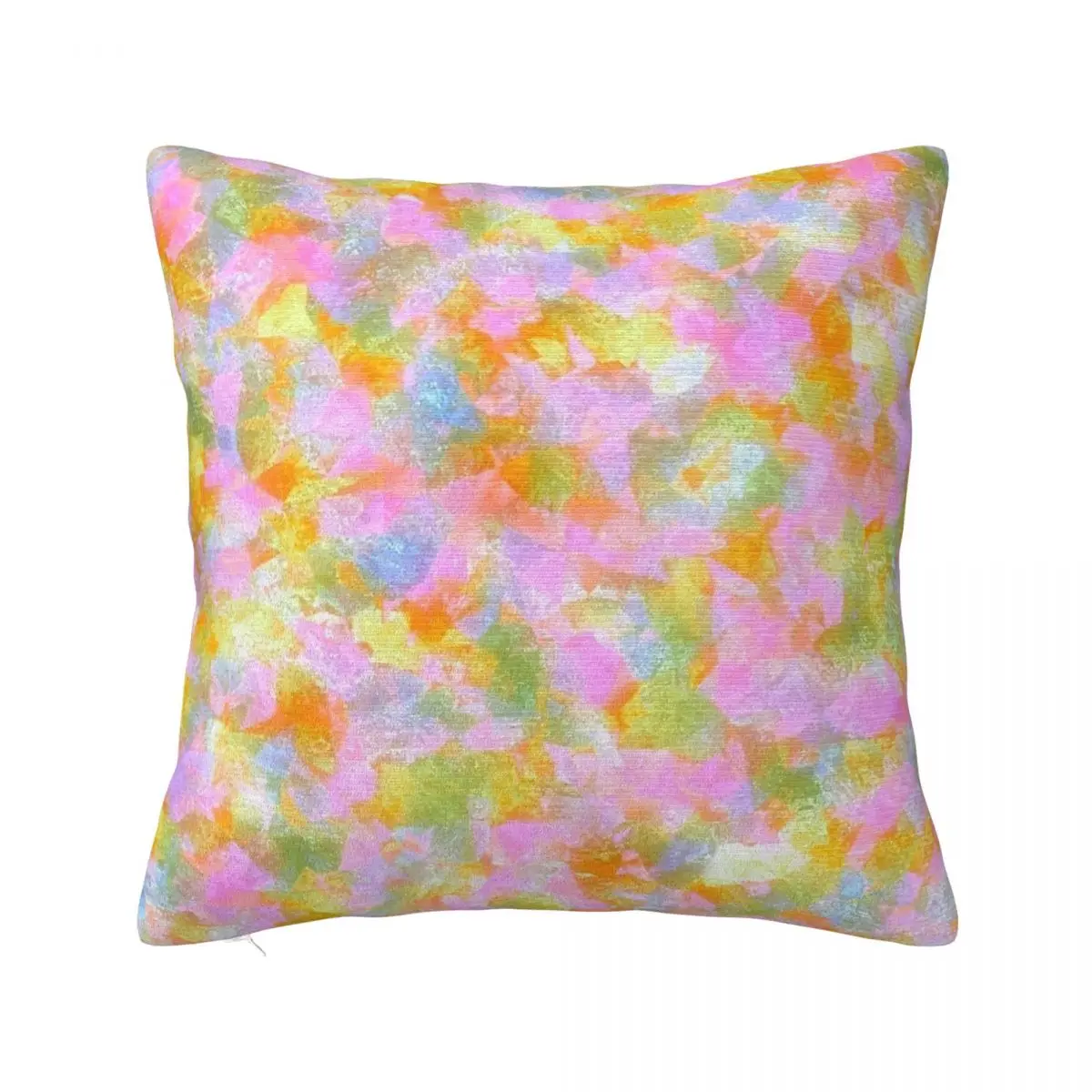 Colorful Abstract Paint Brush Effect Pillowcase Double-sided Printing Polyester Cushion Cover Decorative Pillow Case Cover Sofa