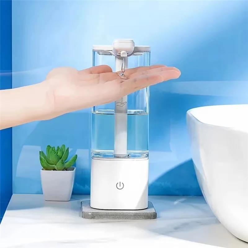 AB41-Automatic Sensor Liquid Soap Dispenser - Smart Soap, Shampoo, And Body Wash Machine For Kitchen And Bathroom