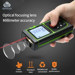 Laser Distance Meter 40M 60M 80M 100M No Battery Rangefinder Tape Range Finder Build Measure Device Ruler Test Tool