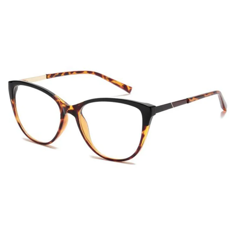 Feminine Optical Myopia Glasses Vintage Brand Design Clear Cat Eye Blue Light Blocking Glasses Women Eyeglasses Degree 0 to -6.0