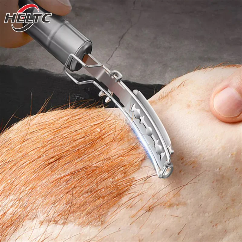 1PCS Kitchen Stainless Steel Scraping Pig Hair Knife Chicken Duck Hair Scraper Cooking Meat Tools Poultry Hair Removal Knife