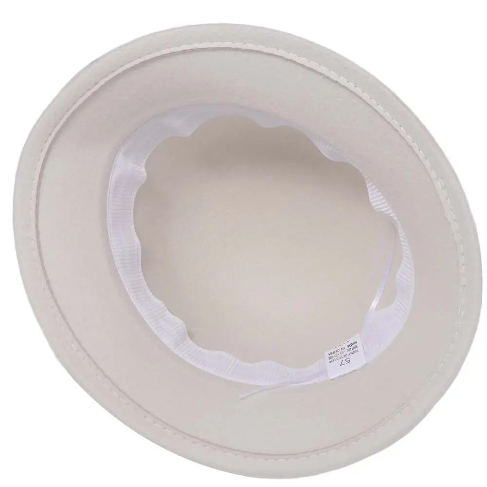 Fashion French Style Bow Tweed Hat Solid Color Autumn Winter Women's Bow Hat Bucket Cap Elegant Felt Bowler Hat Lady