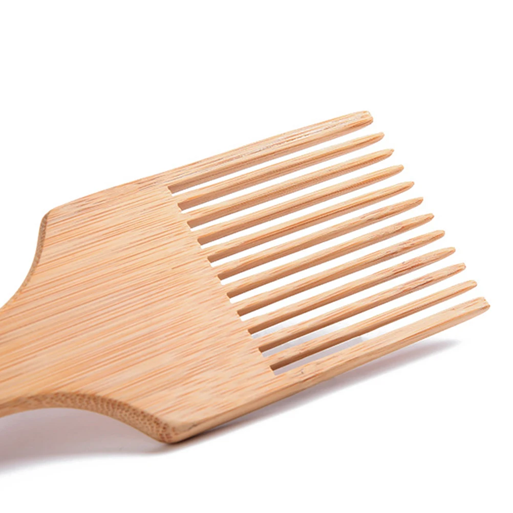 

Wooden Wide Tooth Comb for Men Women Detangling Hair Beard Styling Salon Tool Lightweight Travel Home Use Professional Barber