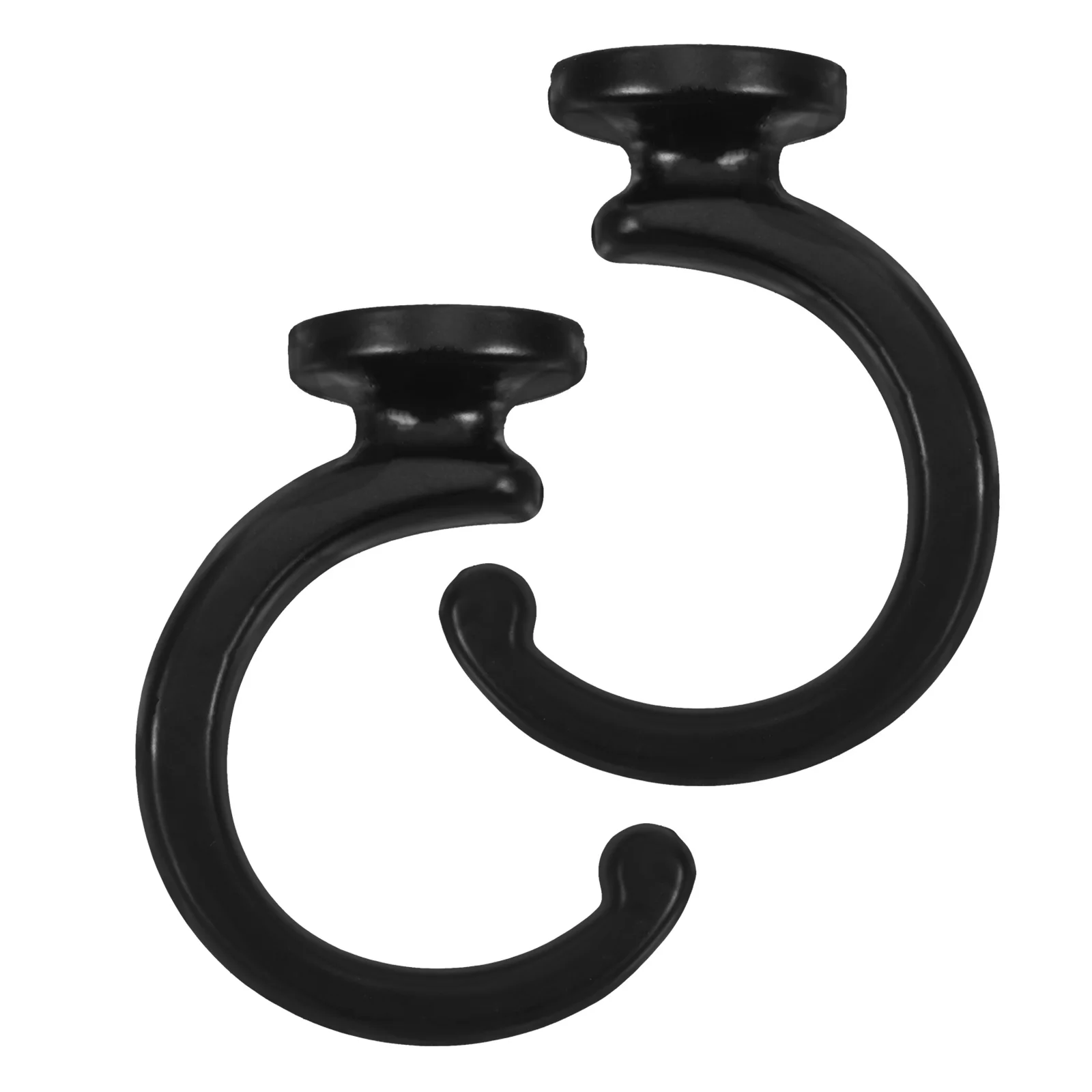 

2pcs Zinc Alloy Wall Hooks Heavy Duty Curtain Holdbacks For Towel Key Bag Hanging Multi-Purpose Wall Mounted Hook Space Saving