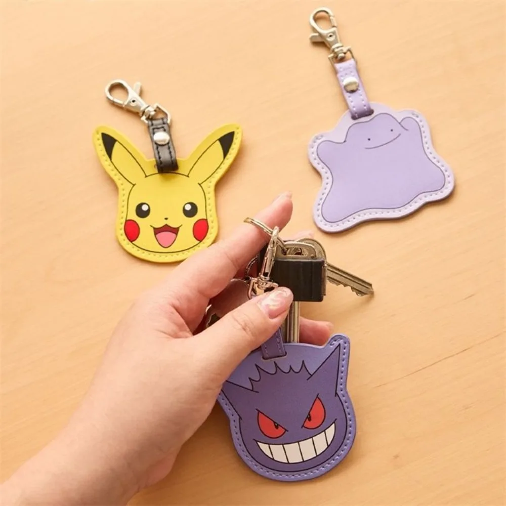 البوكيمون بطاقة الوصول الغطاء الواقي لطيف الكرتون البوكيمون بيكاتشو المفاتيح قلادة الاستشعار مصعد غطاء بطاقة الفتيات الهدايا اللعب