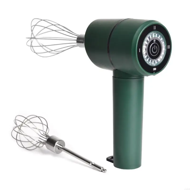  Delicate Wireless Eggs Beater Nonrust Steel Cuttter 800mAh Battery Fast Charging Portable Design For Cakes And Cream