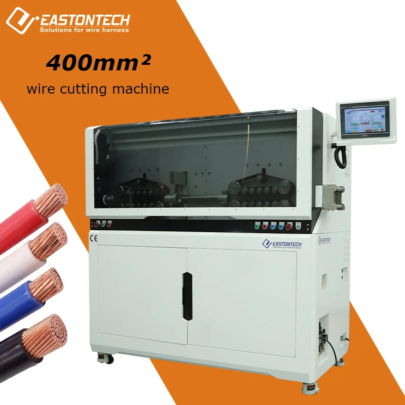Automatic Cable Cutting Splitting Stripping Machine EW-05S-2 Heavy Gauge Cable Manufacturing Equipment 10-400mm2