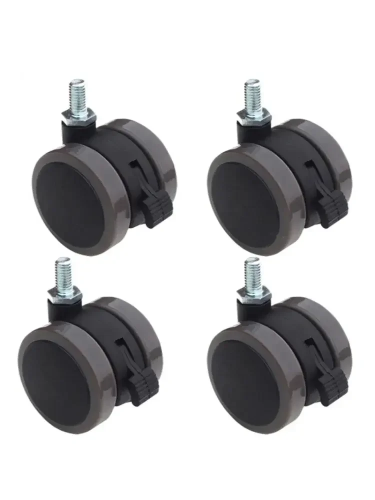 4 Pcs/Lot 2 Inch M8 Caster, Universal Wheel, Computer, Table Small Electric Tea Mute, Shelf 8 mm, Gong, Silk