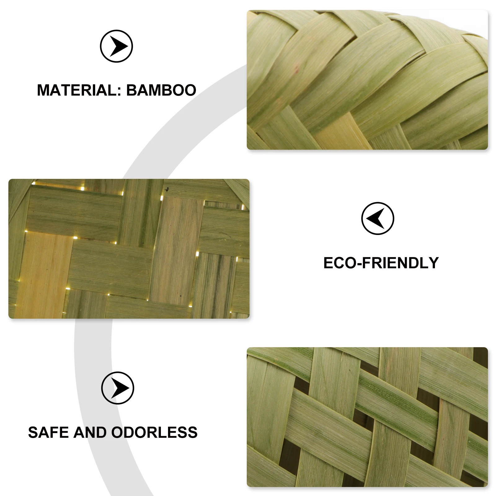 

1Pcs Bamboo Nest Style Woven Storage Basket Fruit Bread Snack Friendly Home Gift Bamboo Basket