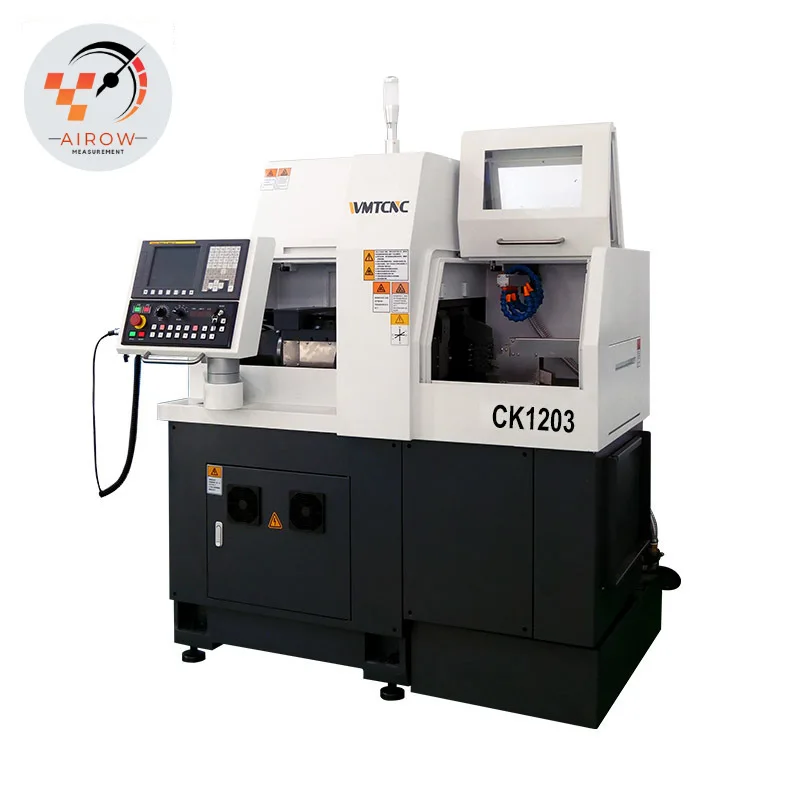 Ariow High Precision Multifunctional Metal Cnc Lathe CK1203 Automatic swiss Lathe Machine with  Controller
