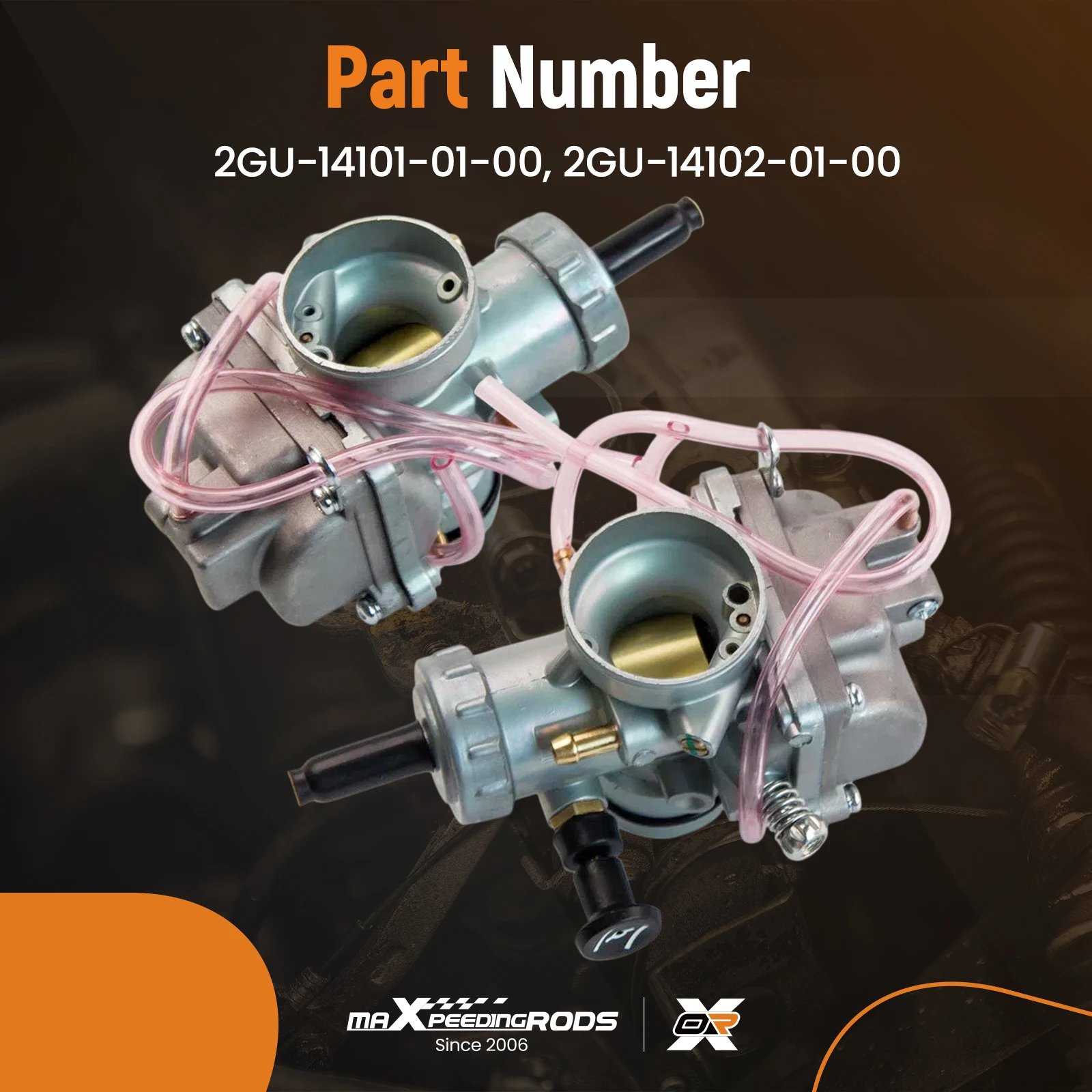 Two Carburetors For Yamaha Banshee YFZ350 YFZ 350 1987-2006 ATV Carbs 29mm Carb