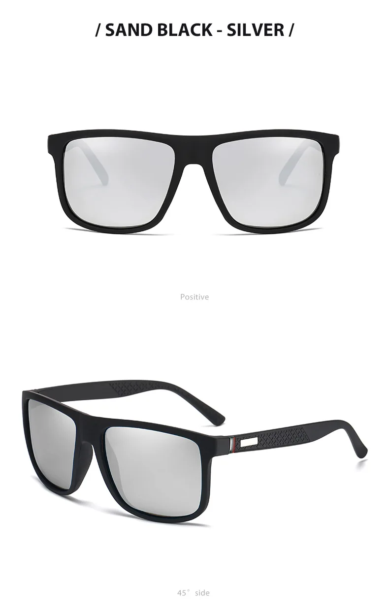 Mode Vintage Platz Polarisierte Sonnenbrille Männer Frauen Luxus Marke Designer männer Sonnenbrille Fahren Angeln UV400 Brillen Mann – Detail 12