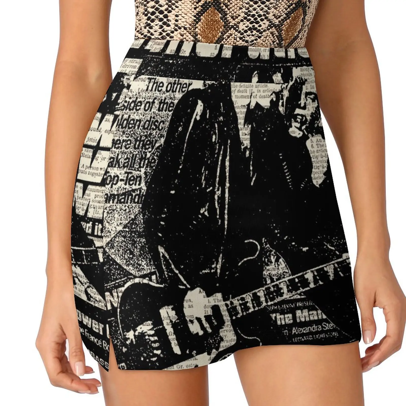 

Alternative music / GX Mini Skirt summer skirts Woman clothing korean style women clothing