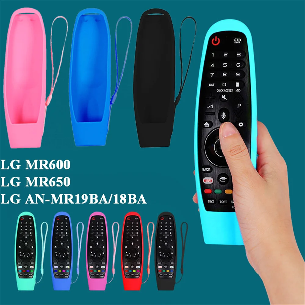 Silicone Shell For LG TV Remote Control LG MR600/LG MR600(2015)/LG MR650/LG AN-MR18BA(2018) Remote Control Protective Cover Case