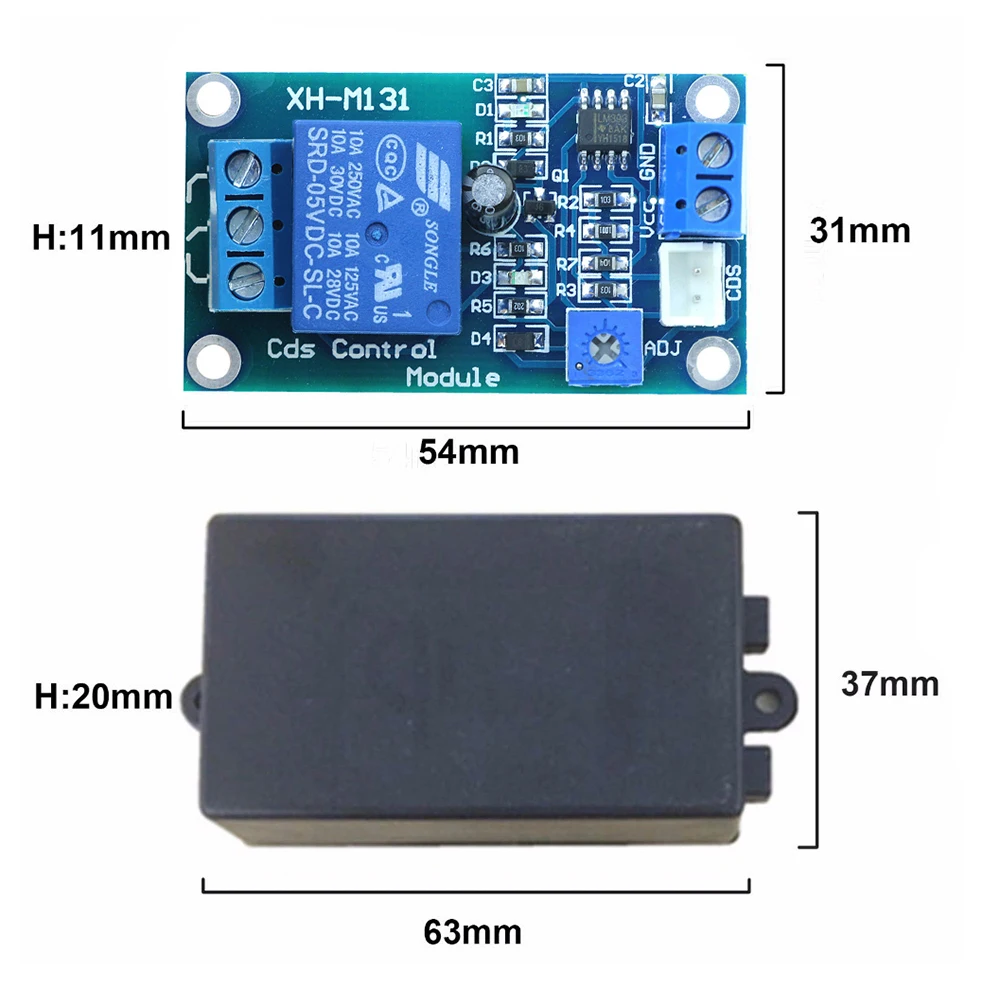 Mini Waterdetector Relaismodule Waterlekdetectieapparaat Waterleksensor Waterlekkage Alarm