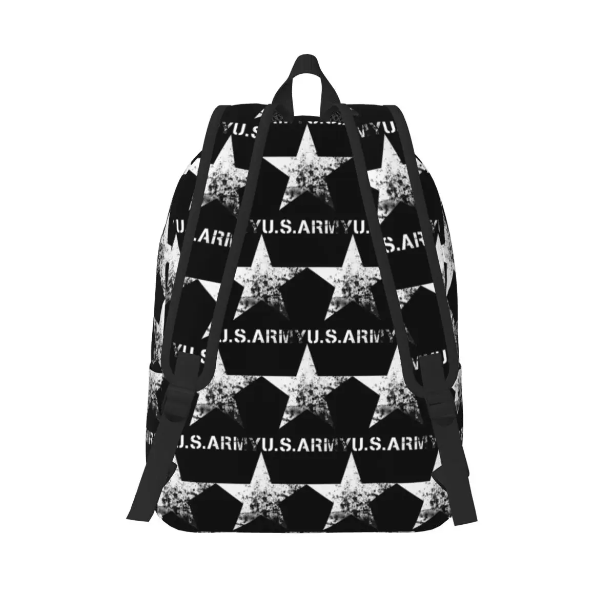 America Army Military Star Student Backpack School Bag Hiking Travel Daypack for Boys Girls Fashion Bookbag Shoulder Bags