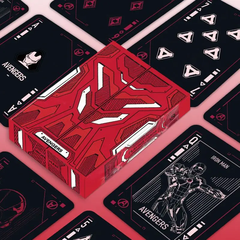 

54Pcs Cartoon Iron Man High Definition Playing Cards Family Board Game Competitive Toy Landlord Card Outdoor Entertainment Toys