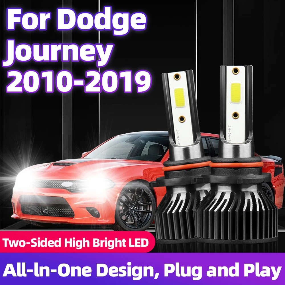 

Для Dodge Journey 2010 2011 2012 2013 2014 2015 2016 2017 2018 2019 Автомобильные фары автомобильные лампы 6000 лм лампы K 12 В Светодиодные турбо