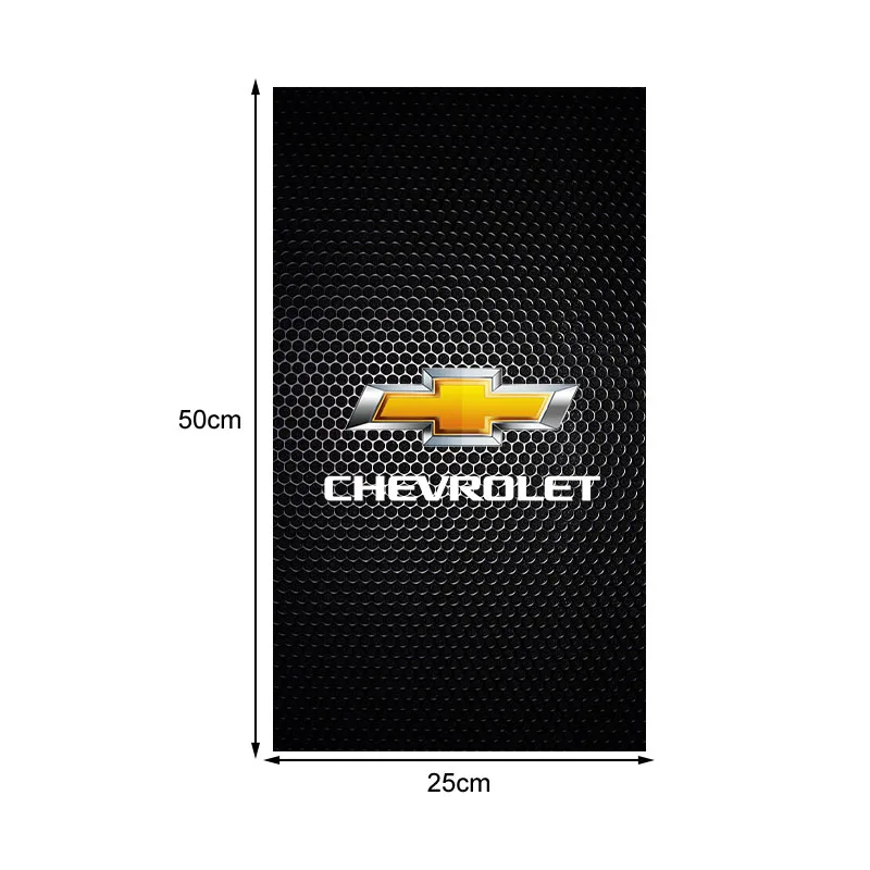 2x Car Emblem Center Pillar Sticker Auto Door Decorative Stickers for Chevrolet Camaro Trax Blazer Cavalier Onix Aveo Silverado