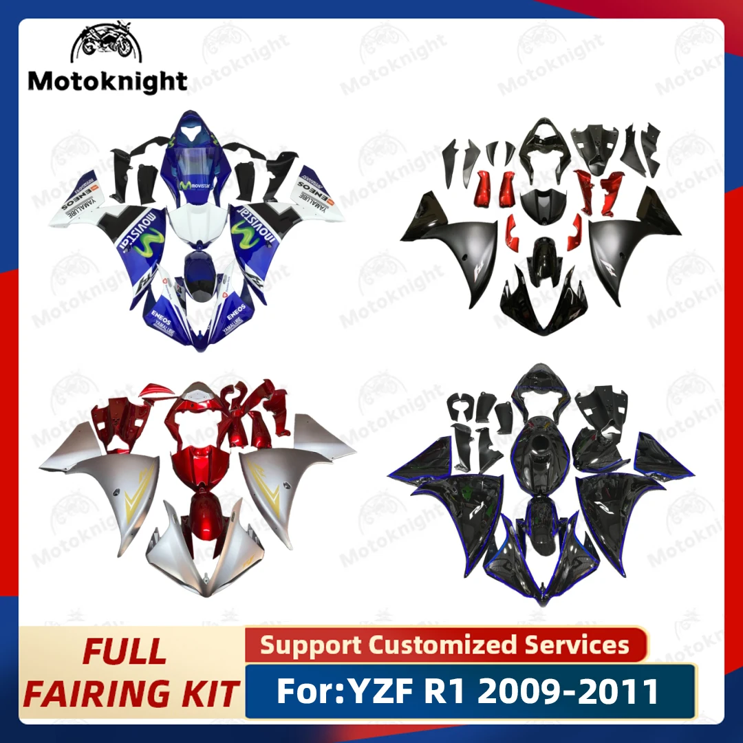 Motorcycle Fairings kit For YAMAHA YZF R1 2009 2010 2011 YZF-R1 09 10 11 Body Rebuild ABS Plastic Shark Bodywork Fairing Kit