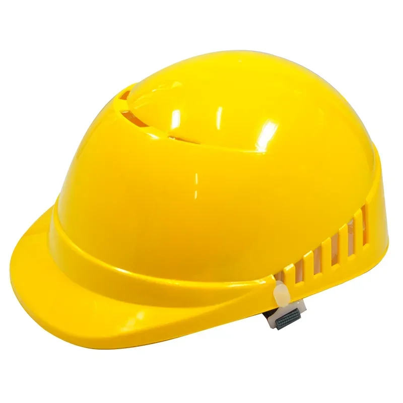 Chapéu duro do trabalho do capacete de segurança com forro plástico do coxim, capacete de segurança anticolisão da construção, vermelho, amarelo, azul, branco