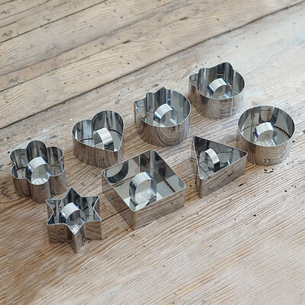 Durable Stainless Steel Mousse Ring Mold For Baking Pastry Tool Cheesecake Tiramisu Cookie Shaping Kitchenware