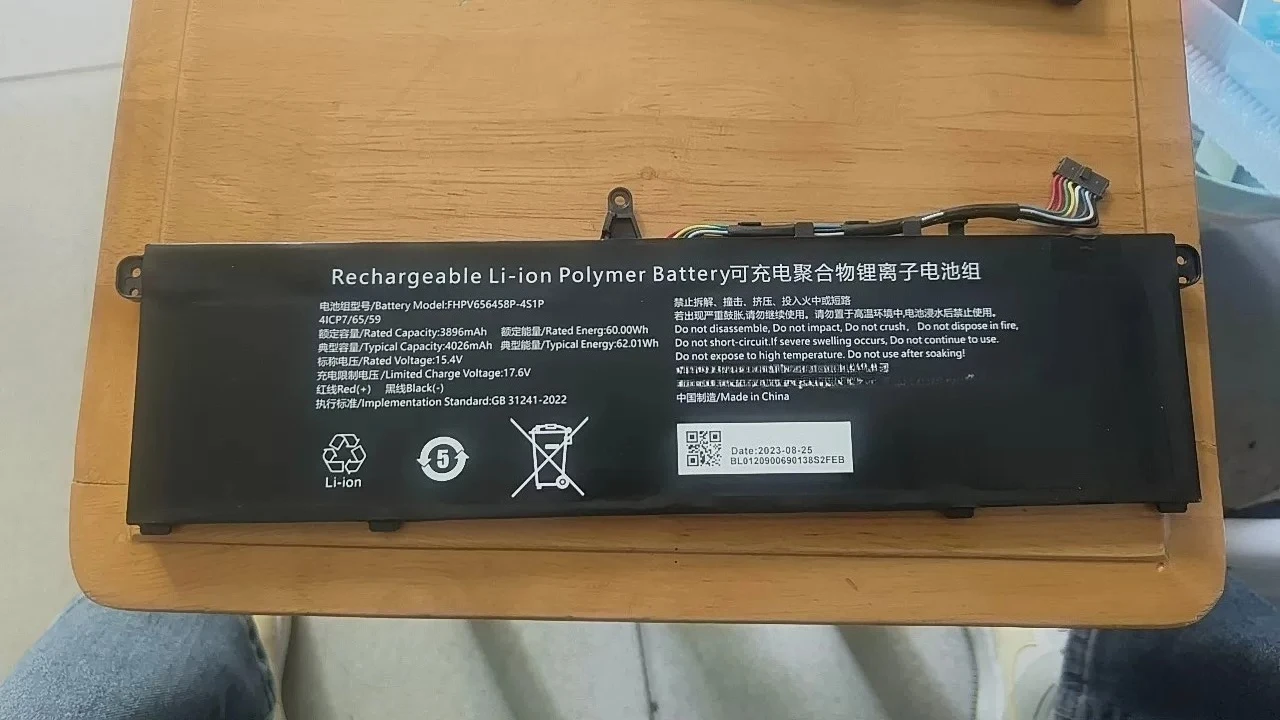 。.for Mechanical Revolution, Unbounded 14ProA-7BC4U FHPV656458P-4S1P Battery.。