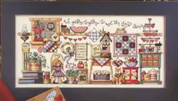JLzaiyiqi Home Fun Cross Stitch Kits Package Greeting Needlework Counted Kits New Style Joy Sunday Kits Embroidery Cross-stitch