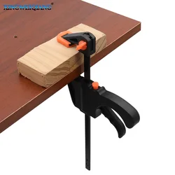 목공 클램프 DIY 조정 가능한 압력 강한 F 클램프 보드, 4 인치 목공 가제트 유지