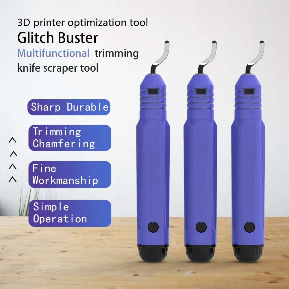 Siboor Trimmen Messer Schaber 3D-Druck Trimmen Werkzeug Entgraten Werkzeug Pla Abs Petg Material Modell Schnitt Trimmen Gerät