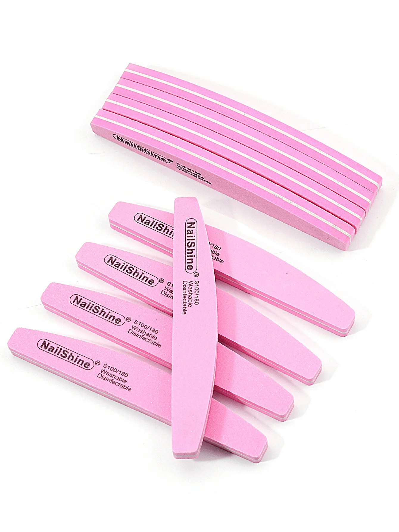 2/5/10PCS Professionele dubbelzijdig Nagelvijl Blok Kleurrijke Spons Nagellak Buffing Schuren Buffer Strip polijsten Pedicure - afbeelding 1
