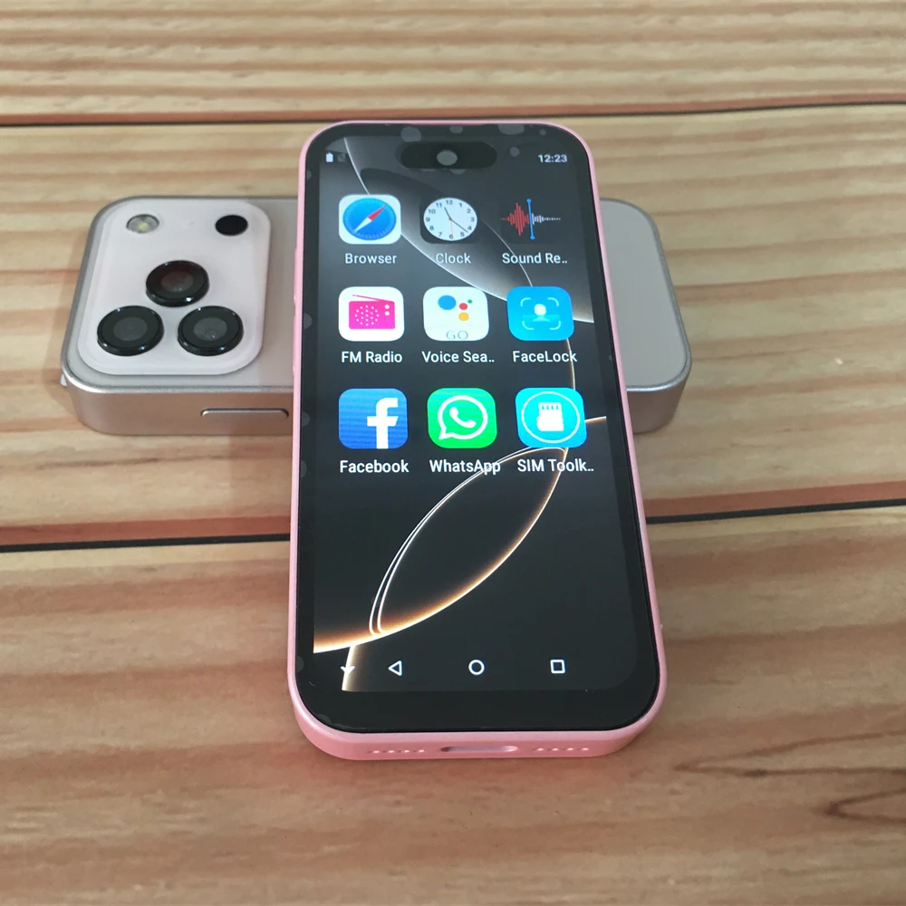 I17 pro Max 3G هاتف ذكي صغير 1GB RAM 16GB ROM 3.79 'Android 8.1 2.0MP رباعي النواة بطاقة صغيرة جيب الهاتف المحمول