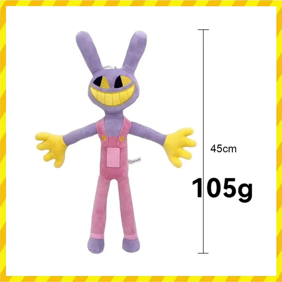 2026 New The Amazing Digital Plush Toys Amazing Circus Clown Rabbit Plush Dolls Periphery Stuffed Toys Kids Adults Gift