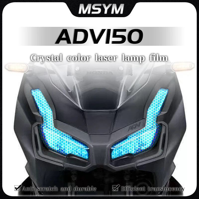 

For Honda ADV150 ADV 150 adv150 Honeycomb laser film headlight film taillight film transparent protective film accessories