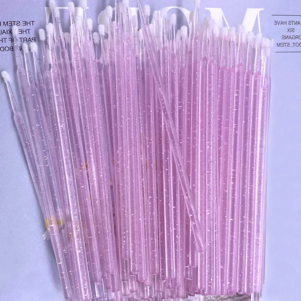 400/800 قطعة فرشاة صغيرة كريستال لاش إزالة مسحة فرشاة صغيرة عصي الماسكارا قضيب رمش تمديد ماكياج فرش أدوات