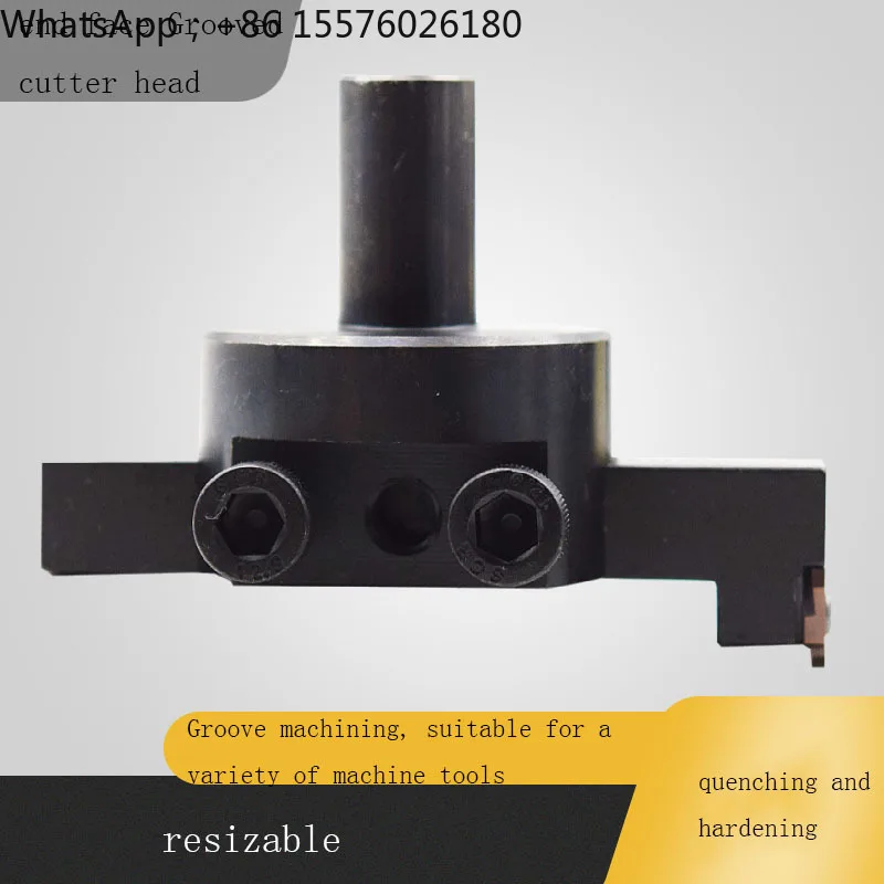 1PC End Face Grooving Cutter CNC Adjustable Machining Center Mill Machine Circlip Grooving Inserts Shallow Groove L Hook Knife