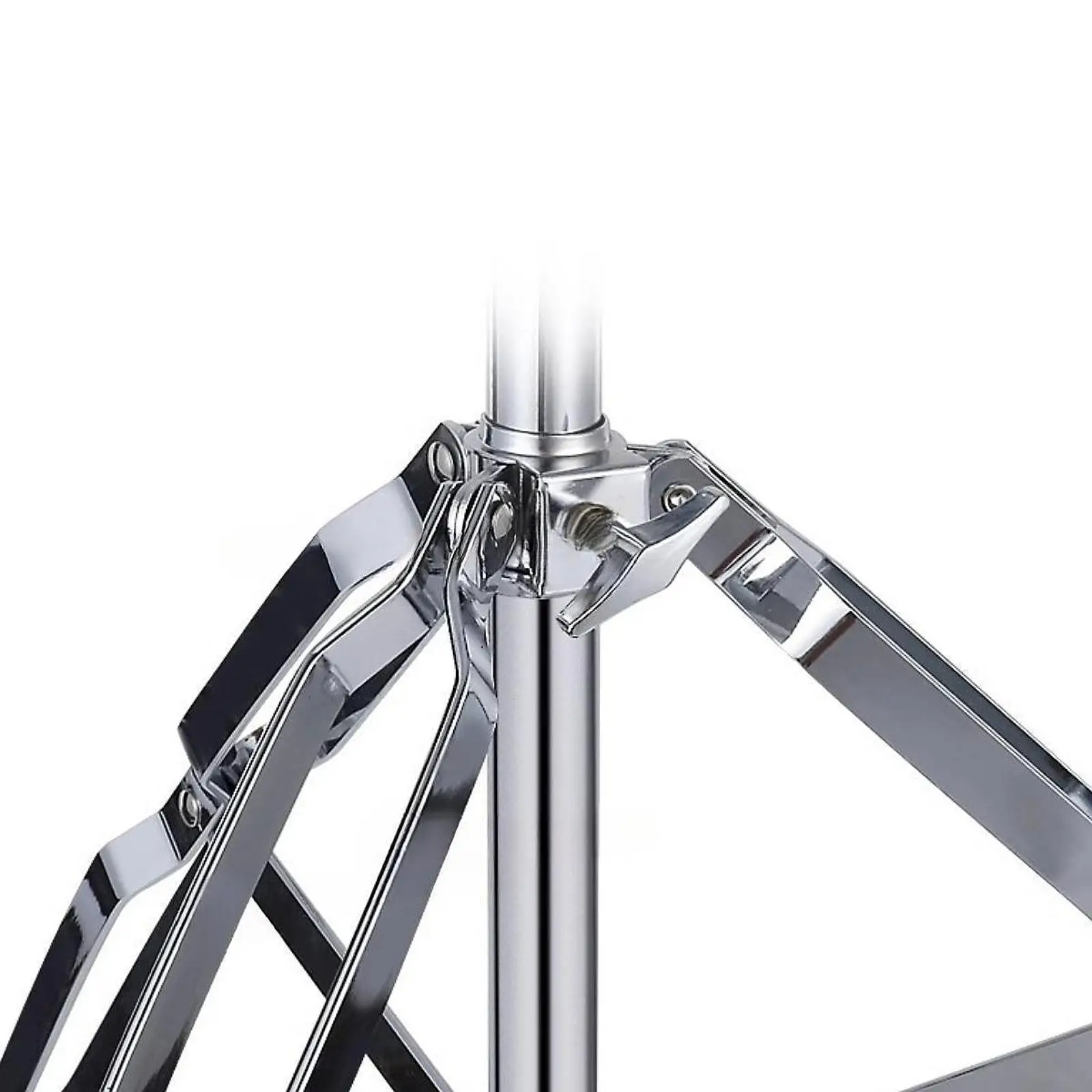 Portable Hi Hat Cymbal Stand Chain Drive System Drum Kit Holder for Band Practice and Performance
